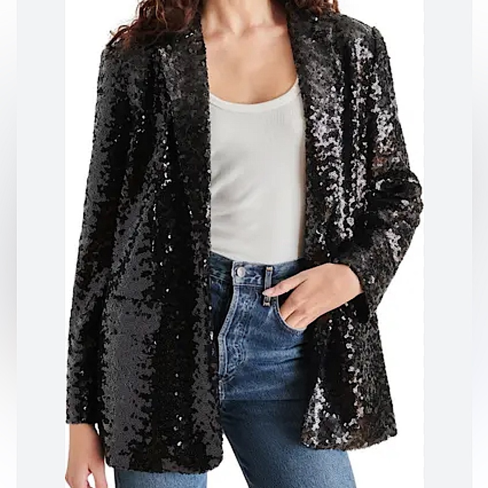 Steve Madden imaan sequin blazer